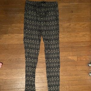 Patterned Loose Jogger Pants